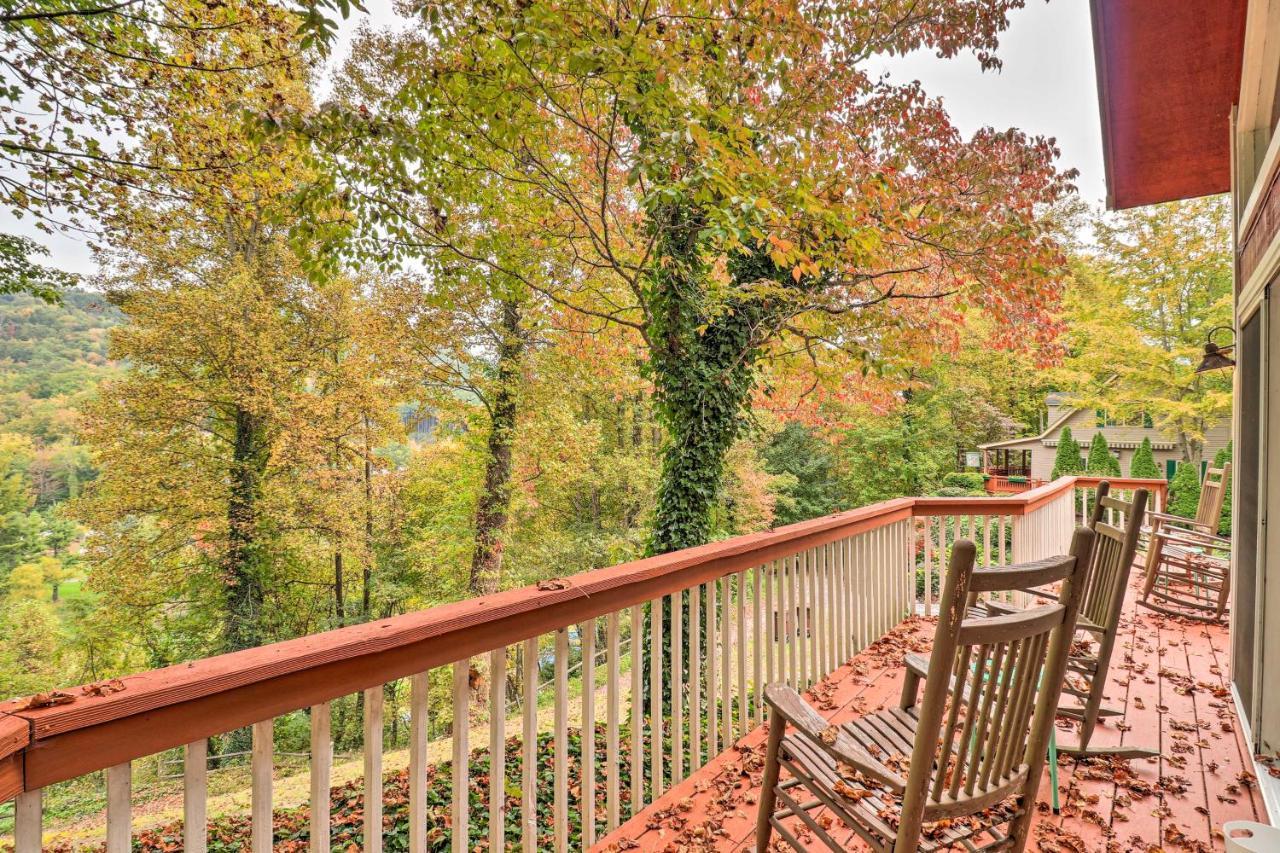 Rustic Red Cabin With Deck In Maggie Valley Club! المظهر الخارجي الصورة
